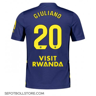 Atletico Madrid Giuliano Simeone #20 Replika Bortatröja 2025-26 Kortärmad Atletico Madrid Giuliano Simeone #20 Replika Bortatröja 2025-26 Kortärmad